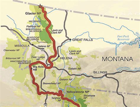 MAP The Continental Divide Trail Map